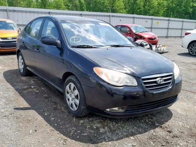 KMHDU46D78U478181 - 2008 HYUNDAI ELANTRA GL BLACK photo 1