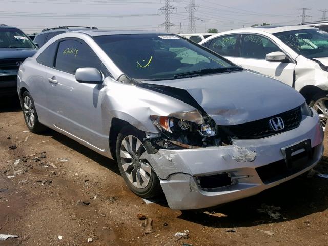 2HGFG12999H535698 - 2009 HONDA CIVIC EXL SILVER photo 1