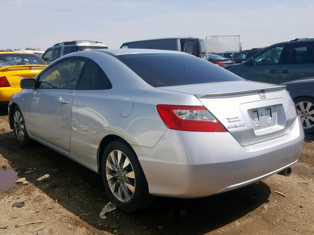 2HGFG12999H535698 - 2009 HONDA CIVIC EXL SILVER photo 3