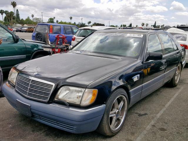 WDBGA51E6TA320052 - 1996 MERCEDES-BENZ S 500 BLACK photo 2