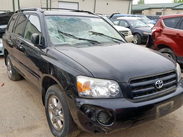 JTEEP21A740012359 - 2004 TOYOTA HIGHLANDER BLACK photo 9