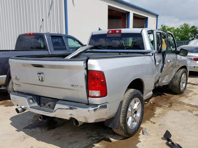 1C6RR7GT5DS531587 - 2013 RAM 1500 SLT SILVER photo 4