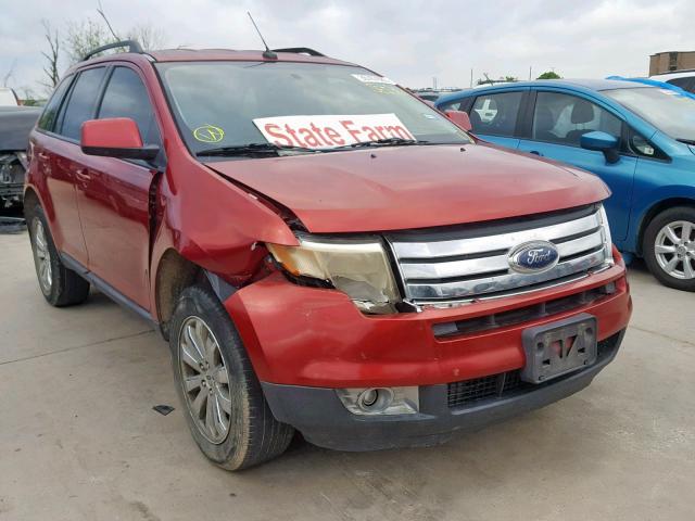 2FMDK38CX7BA90662 - 2007 FORD EDGE SEL BURGUNDY photo 1