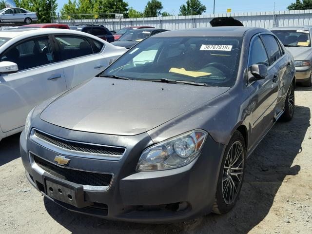 1G1ZC5EB3AF245209 - 2010 CHEVROLET MALIBU 1LT BROWN photo 2