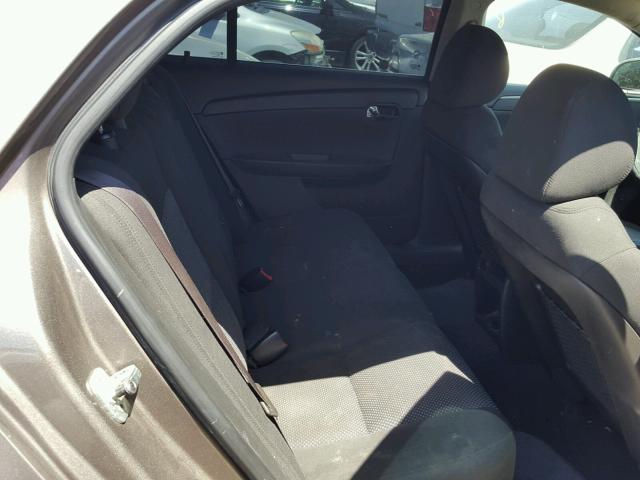 1G1ZC5EB3AF245209 - 2010 CHEVROLET MALIBU 1LT BROWN photo 6