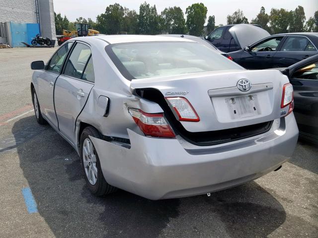 4T1BB46K09U069081 - 2009 TOYOTA CAMRY HYBR SILVER photo 3