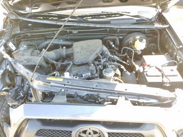 5TFTX4GN3FX043278 - 2015 TOYOTA TACOMA PRE GRAY photo 7