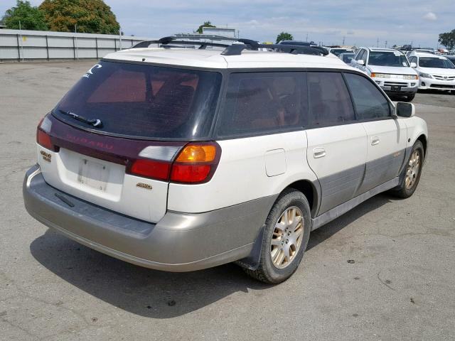 4S3BH806927665011 - 2002 SUBARU LEGACY OUT WHITE photo 4