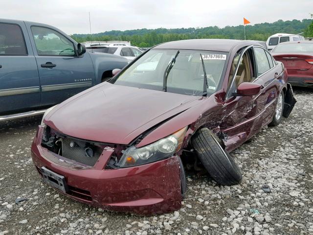 1HGCP26418A105104 - 2008 HONDA ACCORD LXP RED photo 2