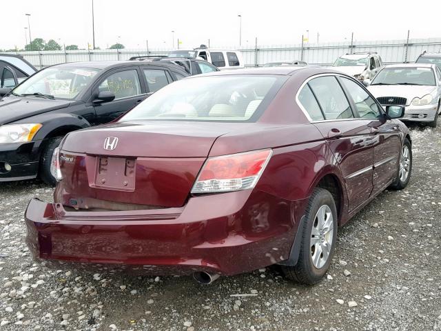 1HGCP26418A105104 - 2008 HONDA ACCORD LXP RED photo 4