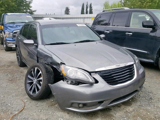 1C3CCBBB4DN737049 - 2013 CHRYSLER 200 TOURIN GRAY photo 1