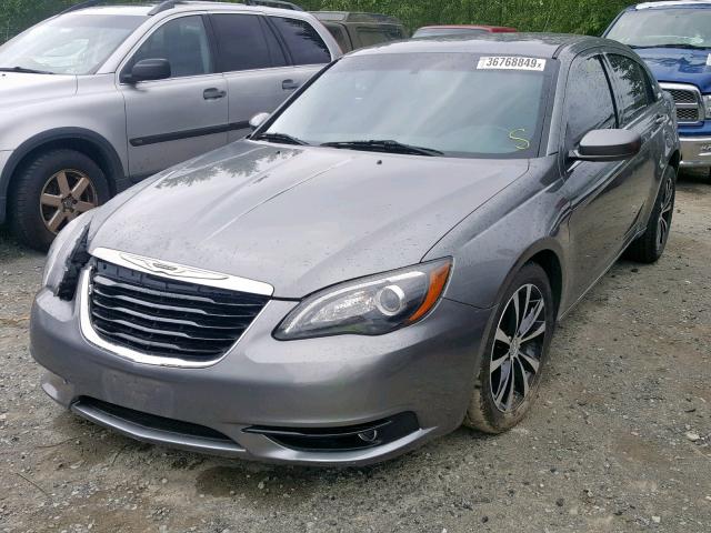 1C3CCBBB4DN737049 - 2013 CHRYSLER 200 TOURIN GRAY photo 2