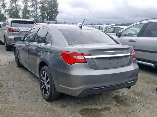 1C3CCBBB4DN737049 - 2013 CHRYSLER 200 TOURIN GRAY photo 3