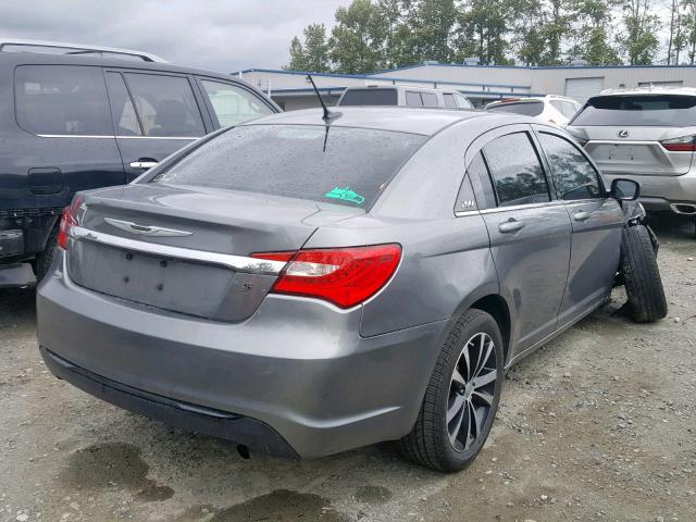 1C3CCBBB4DN737049 - 2013 CHRYSLER 200 TOURIN GRAY photo 4