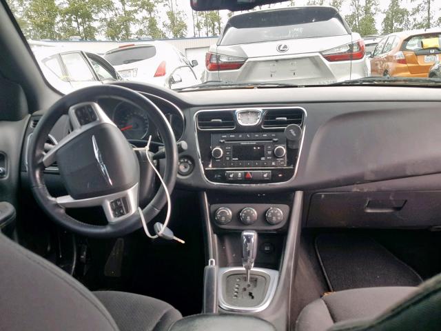 1C3CCBBB4DN737049 - 2013 CHRYSLER 200 TOURIN GRAY photo 9