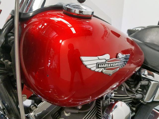 1HD1JDB306Y055024 - 2006 HARLEY-DAVIDSON FLSTNI RED photo 13