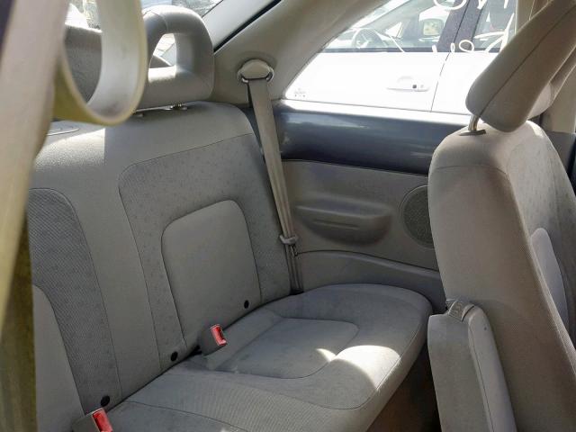 3VWCK21C82M422302 - 2002 VOLKSWAGEN NEW BEETLE ნაცრისფერი ფოტო 6