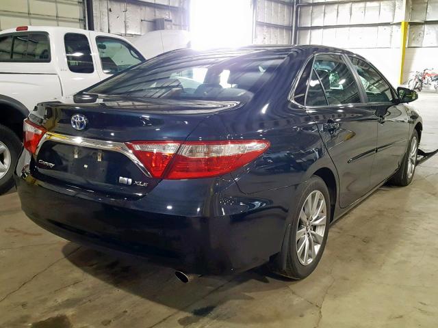 4T1BD1FKXFU144437 - 2015 TOYOTA CAMRY HYBR GRAY photo 4