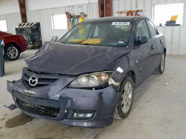 JM1BK323681818818 - 2008 MAZDA 3 S GRAY photo 2