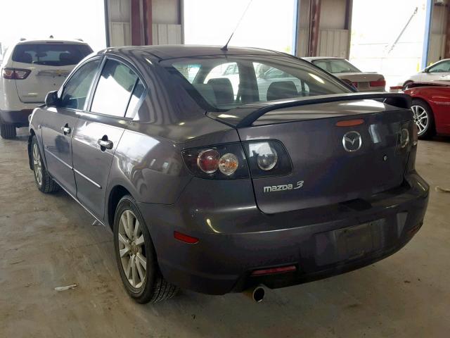 JM1BK323681818818 - 2008 MAZDA 3 S GRAY photo 3