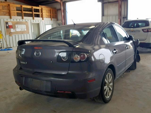 JM1BK323681818818 - 2008 MAZDA 3 S GRAY photo 4