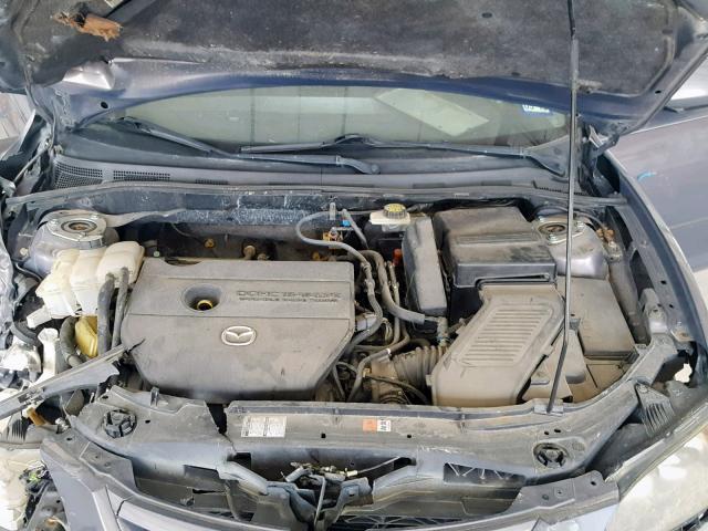 JM1BK323681818818 - 2008 MAZDA 3 S GRAY photo 7