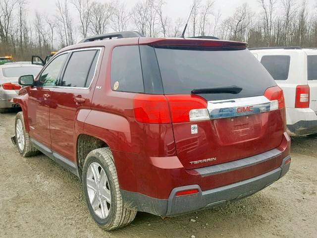 2CTALUEC5B6304686 - 2011 GMC TERRAIN SL RED photo 3