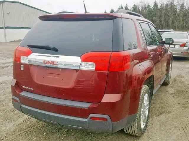 2CTALUEC5B6304686 - 2011 GMC TERRAIN SL RED photo 4