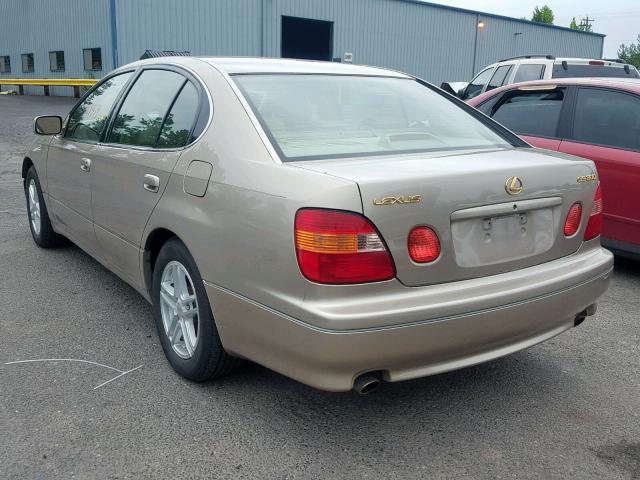 JT8BD68S6Y0088794 - 2000 LEXUS GS 300 GOLD photo 3