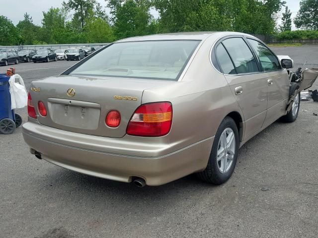 JT8BD68S6Y0088794 - 2000 LEXUS GS 300 GOLD photo 4