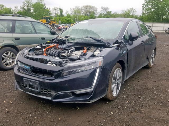 JHMZC5F14JC009004 - 2018 HONDA CLARITY BLACK photo 2