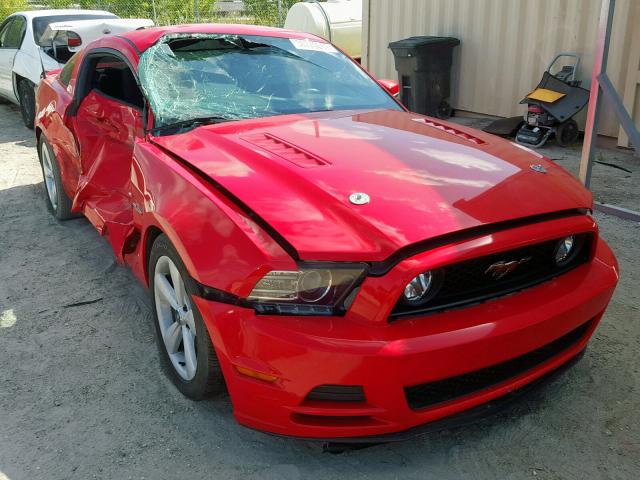 1ZVBP8CF6E5311779 - 2014 FORD MUSTANG GT RED photo 1