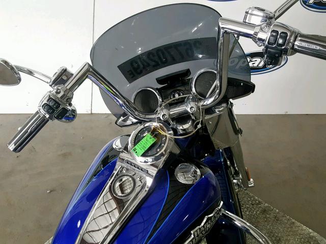 1HD1PY938BB960054 - 2011 HARLEY-DAVIDSON FLSTSE2 BLUE photo 5