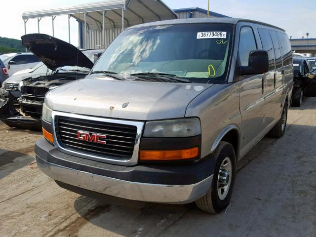 1GJGG25U541141219 - 2004 GMC SAVANA G25 GOLD photo 2