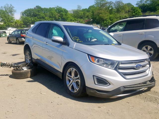 2FMPK4K86JBC07457 - 2018 FORD EDGE TITAN SILVER photo 1