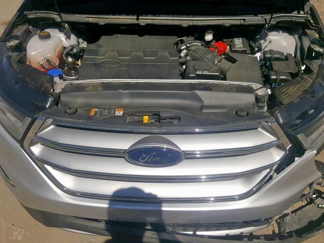 2FMPK4K86JBC07457 - 2018 FORD EDGE TITAN SILVER photo 7