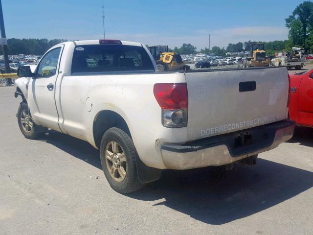 5TFLT52137X012099 - 2007 TOYOTA TUNDRA WHITE photo 3