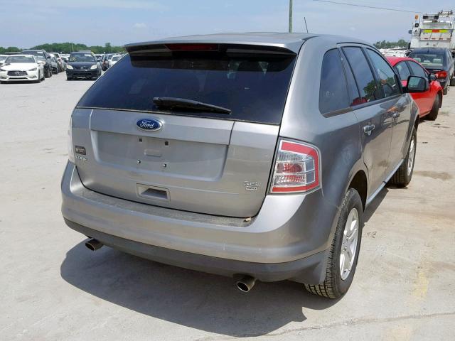 2FMDK48C98BA36809 - 2008 FORD EDGE SEL SILVER photo 4