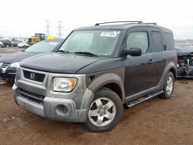 5J6YH28543L016772 - 2003 HONDA ELEMENT EX BLACK photo 2