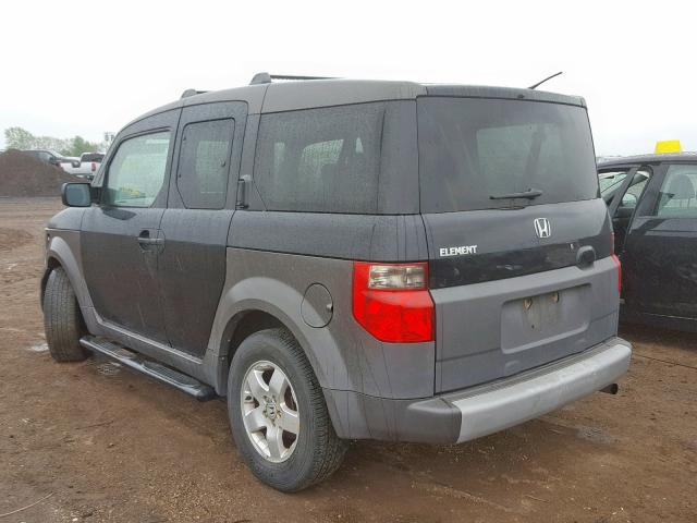 5J6YH28543L016772 - 2003 HONDA ELEMENT EX BLACK photo 3