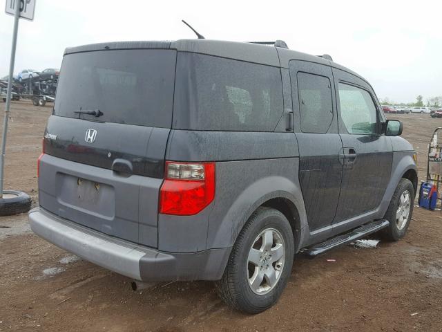 5J6YH28543L016772 - 2003 HONDA ELEMENT EX BLACK photo 4