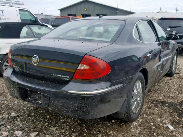 2G4WD582191259773 - 2009 BUICK LACROSSE C BLACK photo 4