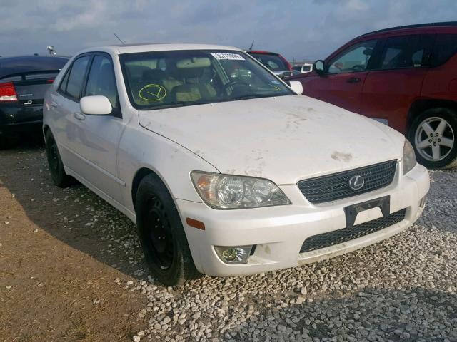 JTHBD192530072564 - 2003 LEXUS IS 300 WHITE photo 1