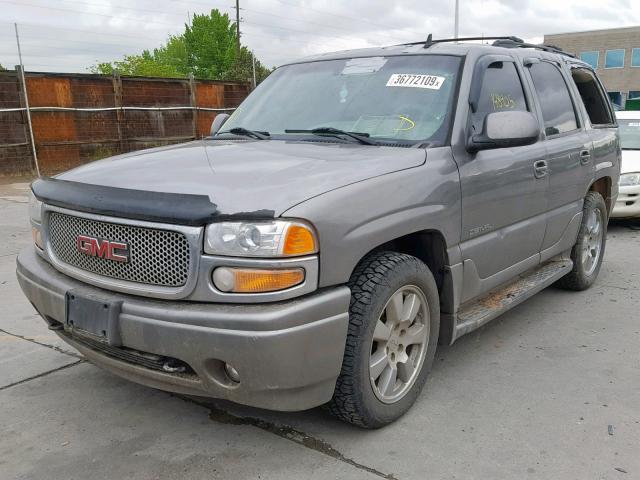 1GKEK63U16J145010 - 2006 GMC YUKON DENA GRAY photo 2