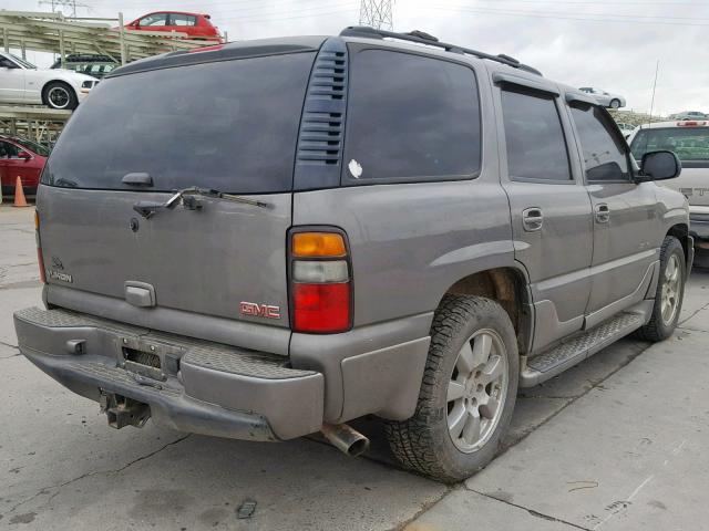 1GKEK63U16J145010 - 2006 GMC YUKON DENA GRAY photo 4