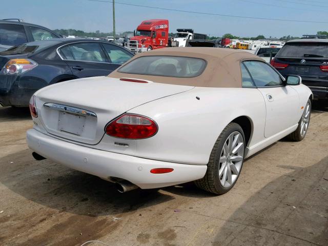 SAJDA42C362A46274 - 2006 JAGUAR XK8 WHITE photo 4