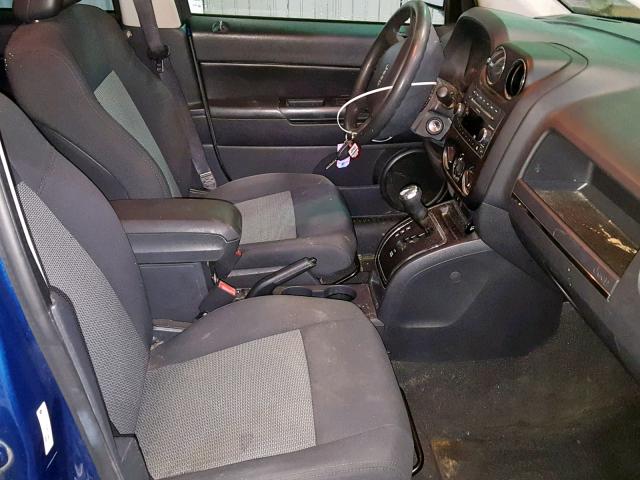 1J4FF47B59D217468 - 2009 JEEP COMPASS SP 蓝色 照片 5