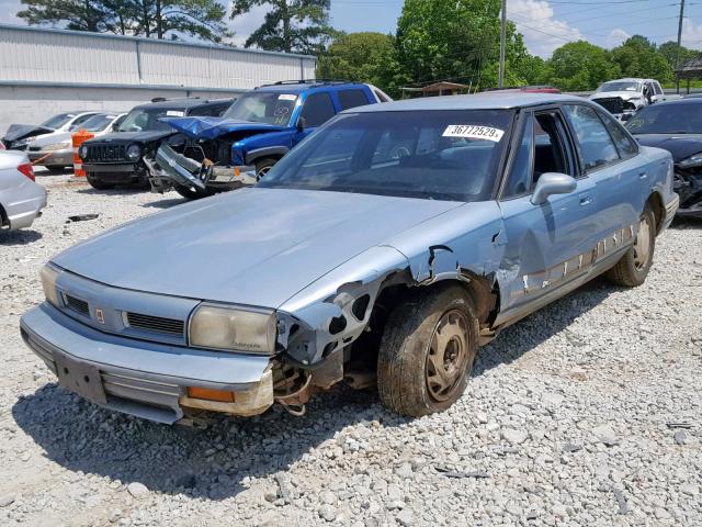 1G3HN53L0N1834407 - 1992 OLDSMOBILE 88 ROYALE BLUE photo 2