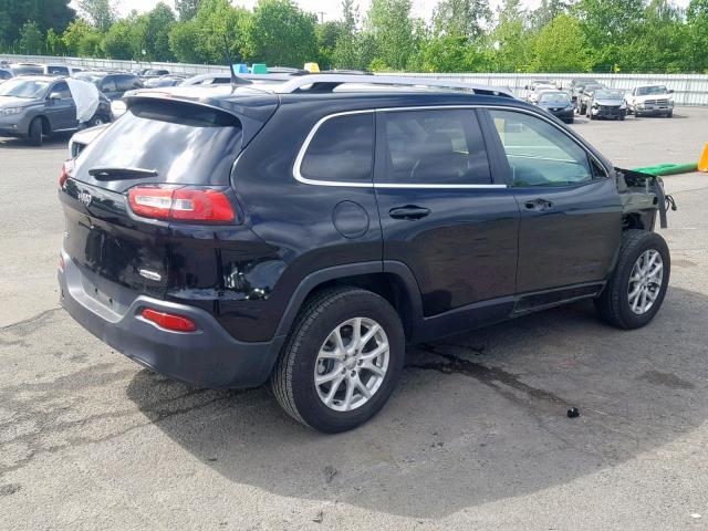 1C4PJMCB5HW615796 - 2017 JEEP CHEROKEE L BLACK photo 4