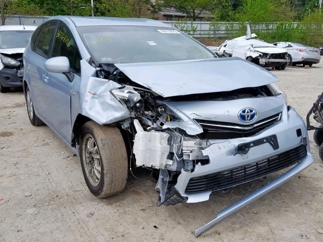 JTDZN3EU4E3320255 - 2014 TOYOTA PRIUS V SILVER photo 1